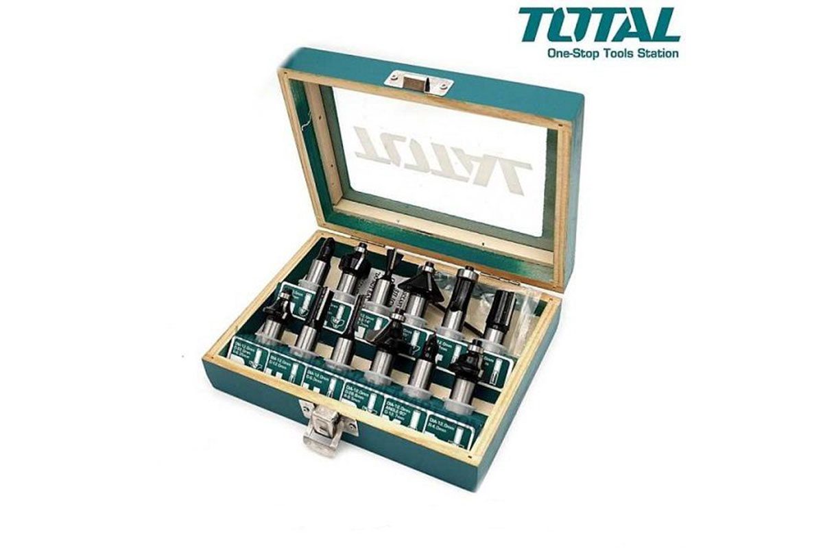 Bộ 12 mũi phay gỗ 1/2