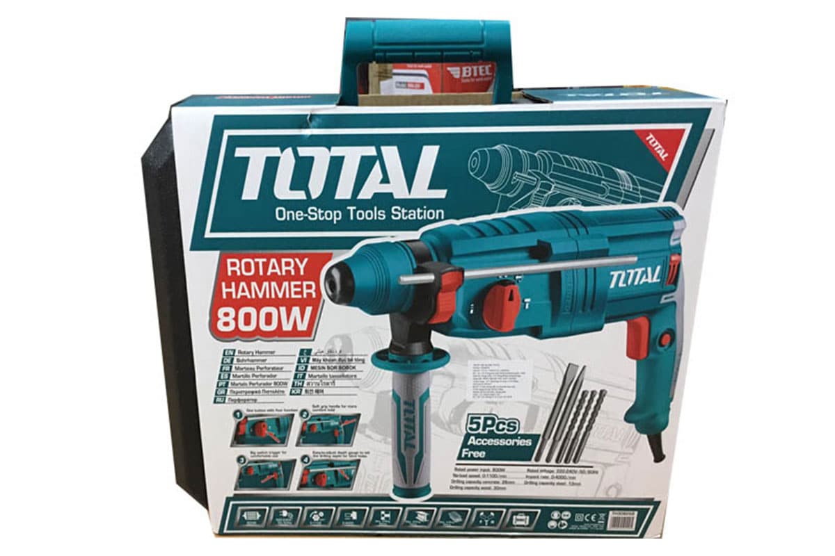 Máy khoan đục 3 chức năng 26mm Total TH308268